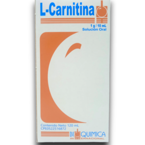 L-CARNITINA 1 G /10 ML SOL ORAL FCO 120 ML (BIOQUIMICA)