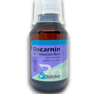 ROCARNIN (L-CARNITINA) 10 % 1 G /10 ML SOL ORAL FCO 120 ML (RONAVA)