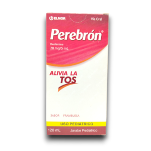 PEREBRON (OXOLAMINA) 28 MG /5 ML JBE PED FRAMBUESA FCO 120 ML (ELMOR)