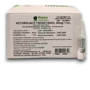 KETOROLAC 30 MG /ML AMP I.V /I.M (BIOSANO)