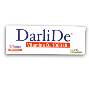 DARLIDE (VITAMINA D) 1000 UI X 30 CAP BLAN (FC PHARMA)