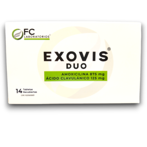 EXOVIS DUO (AMOXICILINA /CLAVUL) 875 MG /125 MG X 14 TAB (FC PHARMA)