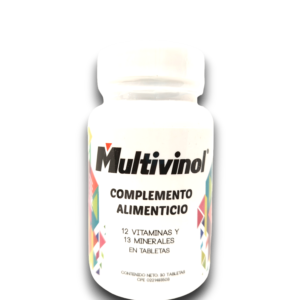 MULTIVINOL (MULTIVITAMINICO) X 30 TABLETAS (FC PHARMA)