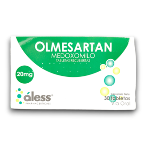 OLMESARTAN 20 MG X 30 TAB (ALESS)