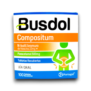 BUSDOL (HIOSCINA /PARACETAMOL) 10 MG /500 MG X 100 TAB REC (PORTUGAL)