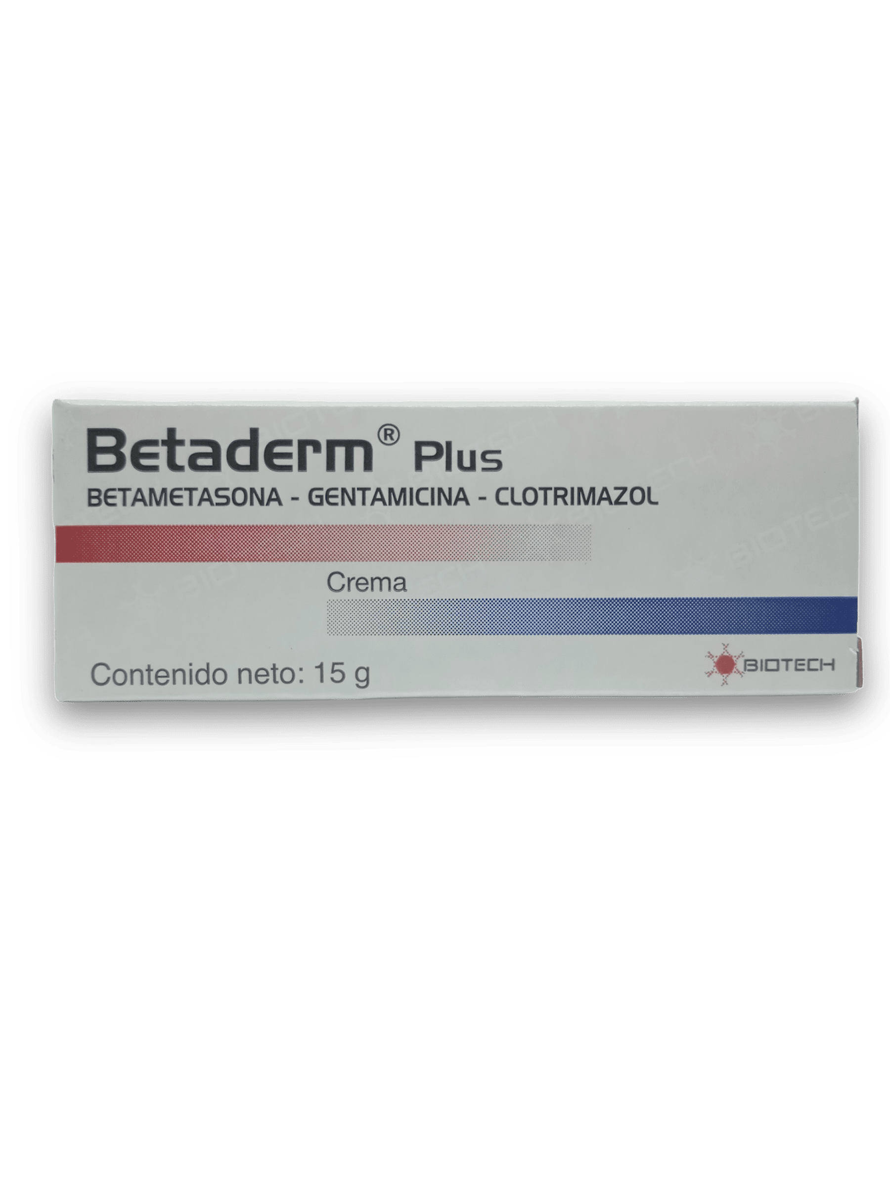 BETADERM PLUS (BETAMETASONA /CLOTRIMAZOL /GENATMICINA) CREMA TUBO 15 G (BIOTECH)
