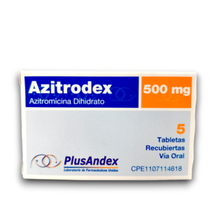 AZITRODEX (AZITROMICINA) 500 MG X 5 TAB REC (PLUSANDEX)