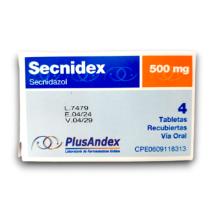 SECNIDEX (SECNIDAZOL) 500 MG X 4 TAB ORAL (PLUSANDEX)
