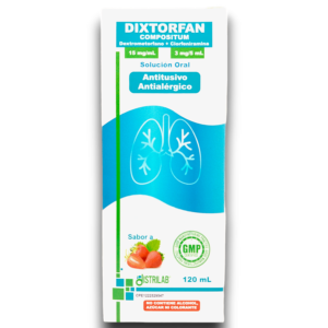 DIXTORFAN COMPOSITUM (DEXTROMETORFANO /CLORFENIRAMINA) 3 MG /5 MG SOL ORAL FCO 120 ML (DISTRILAB)