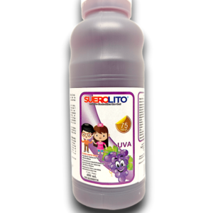 SUEROLITO 400 ML 75 mEq/L + ZINC USO ORAL SABOR A UVA (BALKER)
