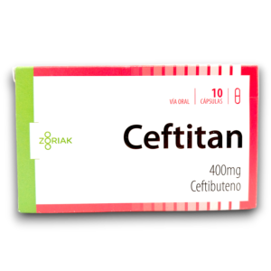 CEFTITAN (CEFTIBUTENO) 400 MG X 10 CAP (ZORIAK) ( * )