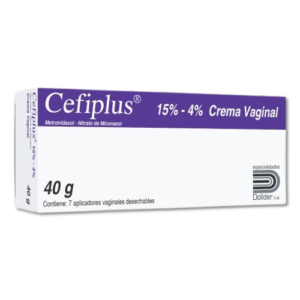 CEFIPLUS (METRONIDAZOL /MICONAZOL) / 15 % /4 % CREMA VIG 40 G (DOLLDER)