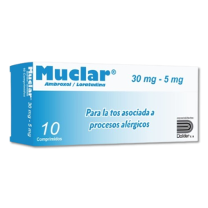 MUCLAR (AMBROXOL /LORATADINA) 30 MG /5 MG X 10 COMP (DOLLDER)