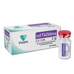 CEFTAZIDIMA 1 G AMP I.V (VITALIS)