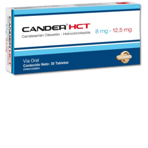 CANDER (CANDESARTAN /HCT) 8 MG /12,5 MG X 30 TAB (VALMORCA) ( * )