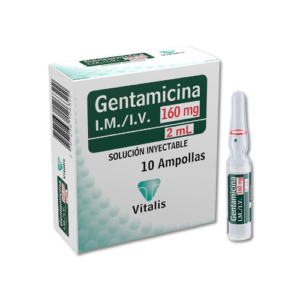 GENTAMICINA 160 MG /2 ML AMP (VITALIS)