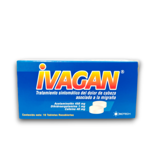 IVAGAN TABLETAS RECUBIERTAS EST 10 TAB (BIOTECH)