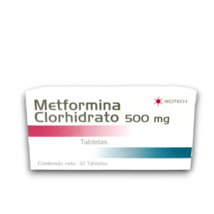 METFORMINA 500 MG X 30 TAB (BIOTECH)