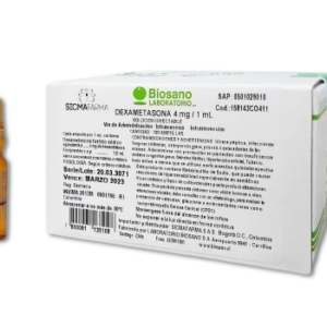 DEXAMETASONA 4 MG /1 ML AMP (BIOSANO)