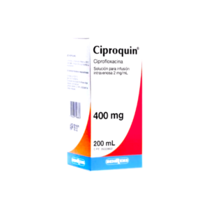 CIPROQUIN (CIPROFLOXACINA) 400 MG /200 ML INF (BEHRENS)