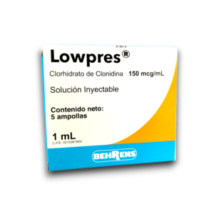 LOWPRES (CLONIDINA) 150 MCG /ML AMP (BEHRENS)