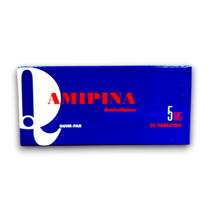 AMIPINA (AMLODIPINA) 5 MG X 30 TAB (QUIM FAR)