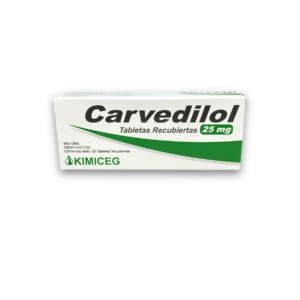 CARVEDILOL 25 MG X 20 TAB (KIMICEG) ( * )