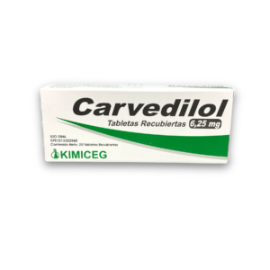 CARVEDILOL 6,25 MG X 20 TAB (KIMICEG)