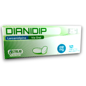 DIANIDIP (LERCANIDIPINA) 20 MG X 10 TAB (DISTRILAB)