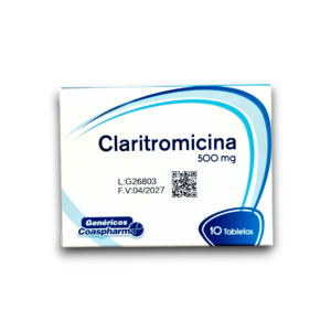 CLARITROMICINA 500 MG X 10 TAB (COASPHARMA)