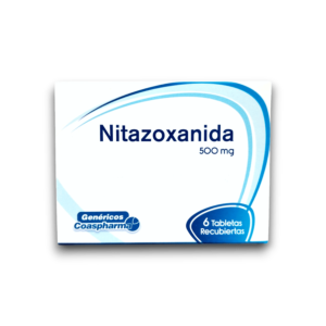 NITAZOXANIDA 500 MG X 6 TAB (COASPHARMA)