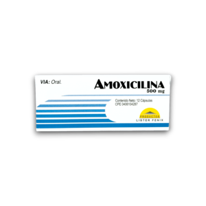 AMOXICILINA 500 MG X12 TAB (LISTER FENIX)