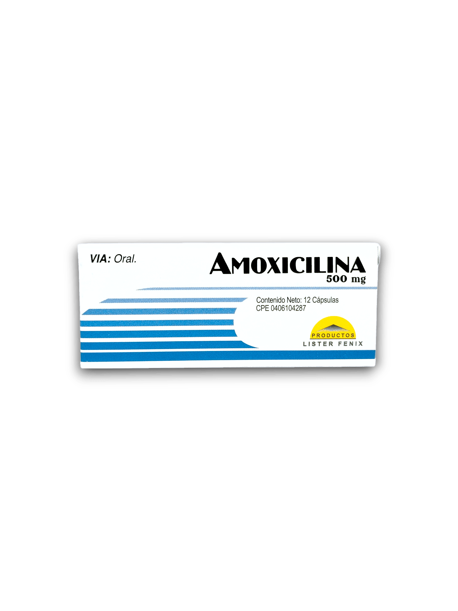 AMOXICILINA 500 MG X12 TAB (LISTER FENIX)