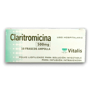 CLARITROMICINA 500 MG AMP (VITALIS)
