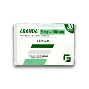 ARANDA (AMLODIPINA /LOSARTAN) 5 MG /100 MG X 30 TAB (FARMA)