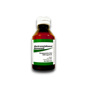 METRONIDAZOL 250 MG /5 ML SUSP ORAL FCO 120 ML (KIMICEG)