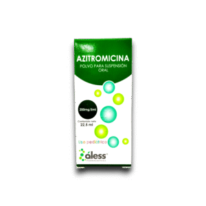 AZITROMICINA 200 MG /5 ML P /SUSP ORAL FCO 22,5 ML (ALESS)