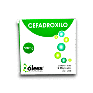 CEFADROXILO 500 MG X 12 CAPS (ALESS)