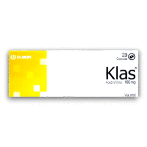 KLAS (AMBROXOL) 100 MG X 20 CAP (ELMOR)