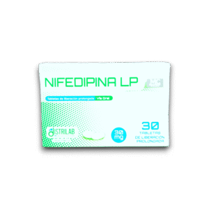 NIFEDIPINA L.P 30 MG X 30 TAB (DISTRILAB)