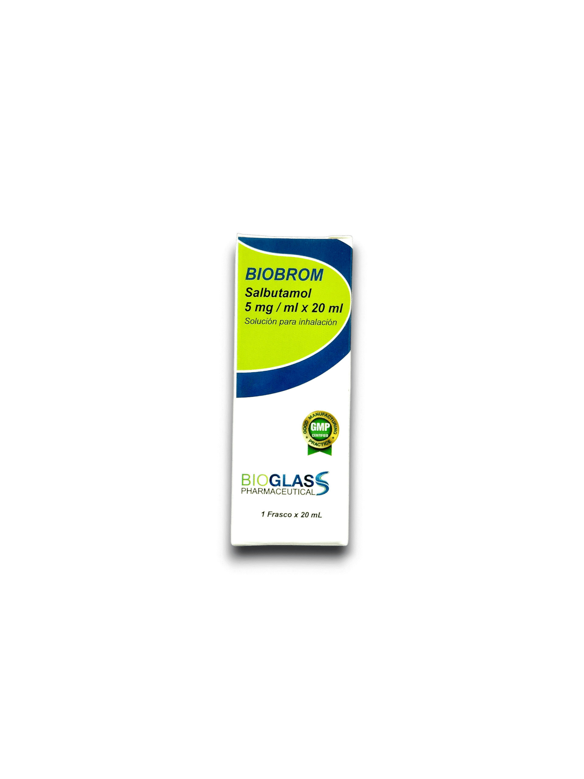 BIOBROM (SALBUTAMOL) 0,5 % SOL P/INH FCO 20 ML (BIOGLASS)