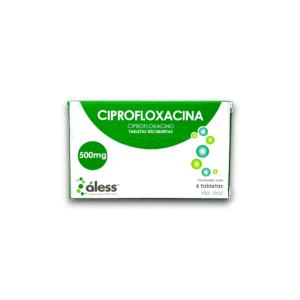 CIPROFLOXACINA 500 MG X 6 TAB (ALESS)