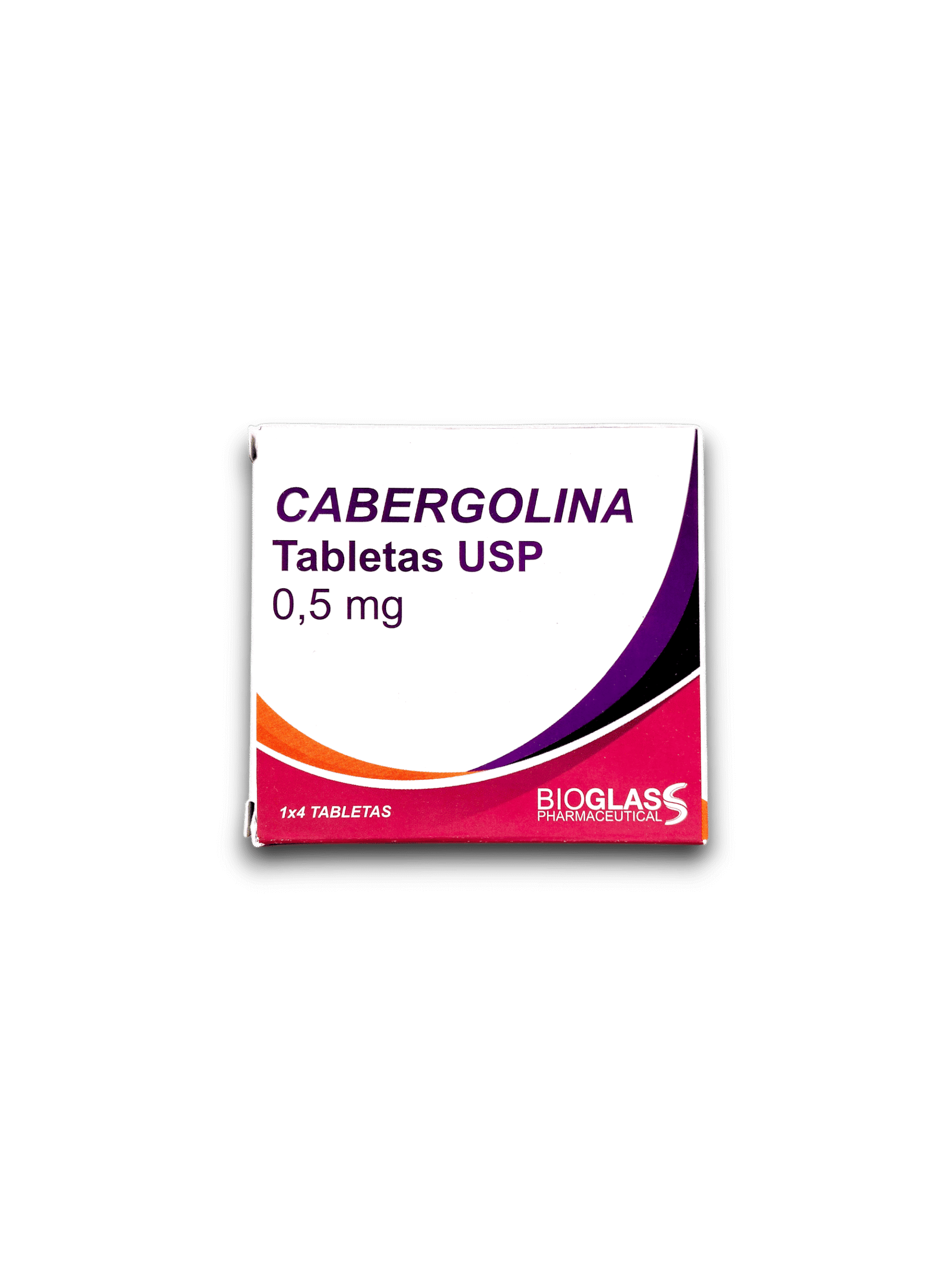 CABERGOLINA 0.5 MG X 4 TAB (BIOGLASS)