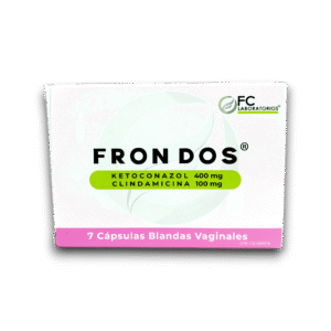 FRONDOS (CLINDAMICINA /KETOCONAZOL) 100 MG /400 MG X 7 CAP BLAND (FC PHARMA)