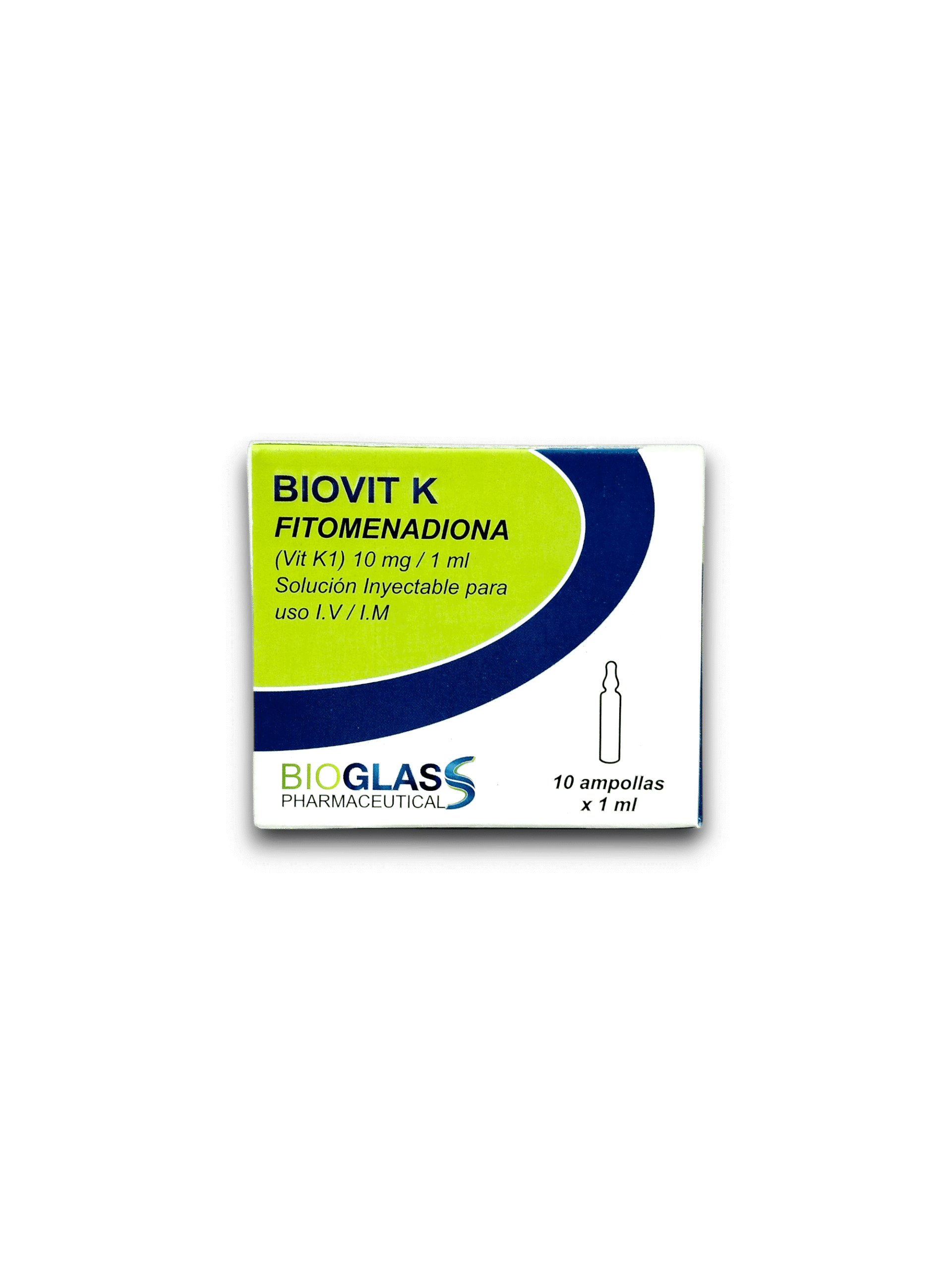 BIOVIT K (FITOMENADIONA) 10 MG AMP I.M /I.V (BIOGLASS)