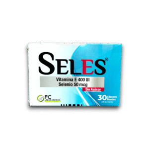 SELES (VITAMINA E /SELENIO) 400 UI /50 MCG X 30 CAP (FC PHARMA)