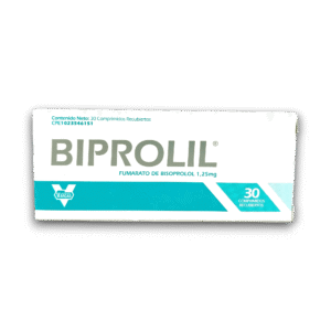 BIPROLIL 1,25 MG X 30 COMP REC (VARGAS)
